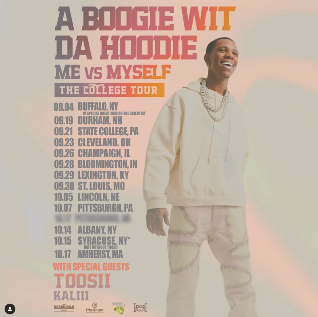 Boogie Wit Da Hoodie College Tour
